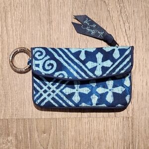 Vera Bradley Keychain ID Case Coin Purse | Cuban Tiles Print (Retired)